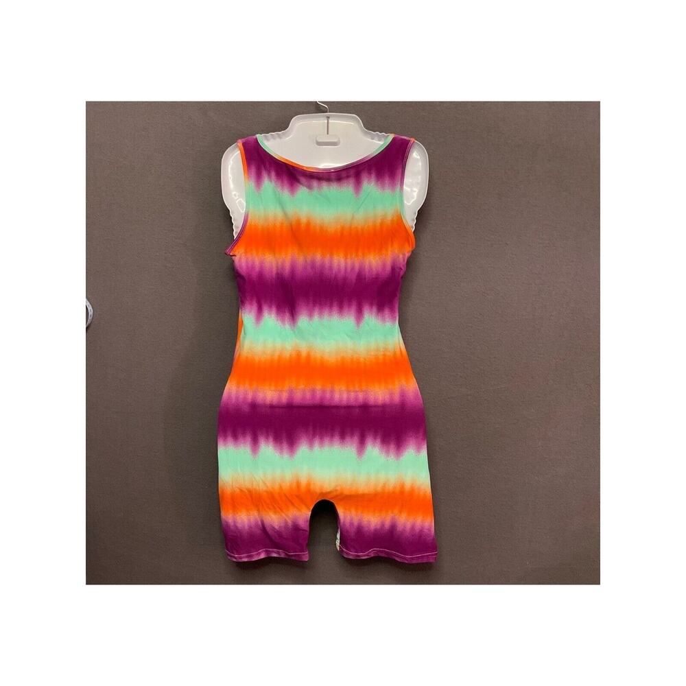 AQ-Sport Tie-Dye Sleeveless Romper Med Jumpsuit NWT Boho Festival - Picture 4 of 6
